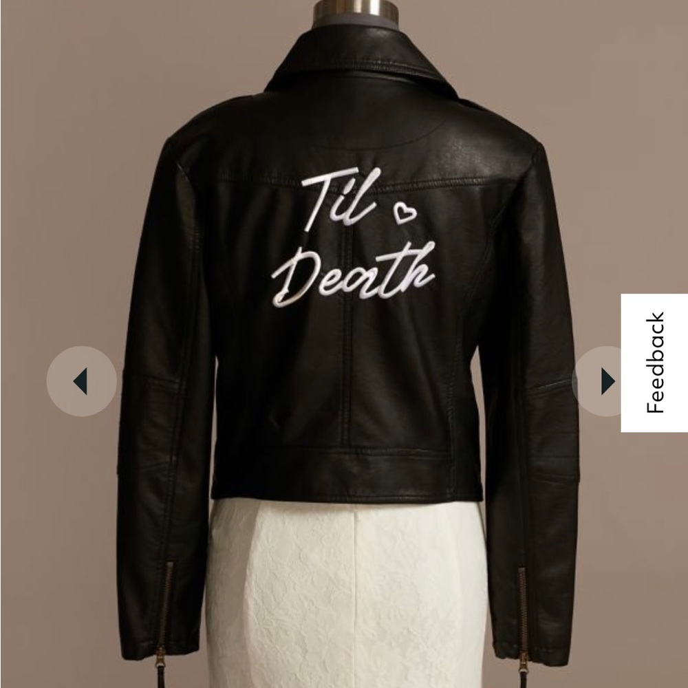 David’s Bridal Til Death Jacket